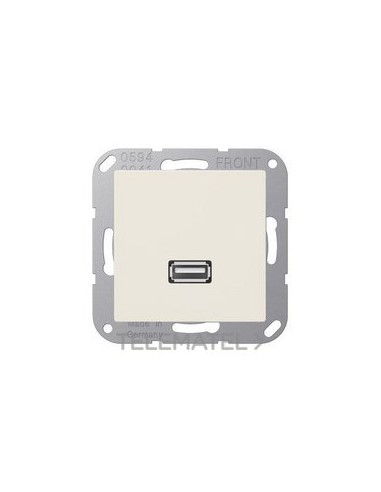 PLACA USB BLANCO MARFIL PARA SERIE AS500