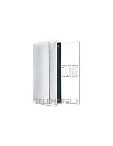 PLACA TRANSPARENTE CON TIRA LS 66x66mm