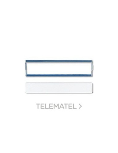 PLACA TRANSPARENTE CON TIRA 13x55,5mm