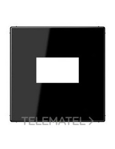 PLACA TOMA USB LS NEGRO