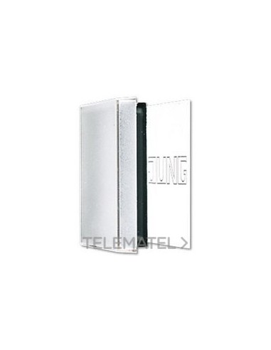 PLACA TRANSPARENTE CON TIRA 50x50mm