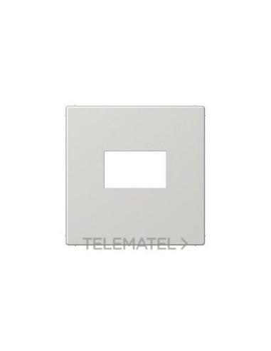 PLACA TOMA USB LS GRIS CLARO