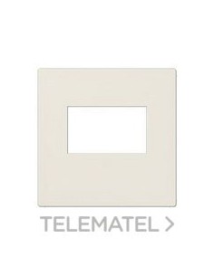 PLACA TOMA USB A BLANCO MARFIL