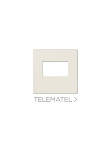 PLACA TOMA USB A BLANCO MARFIL