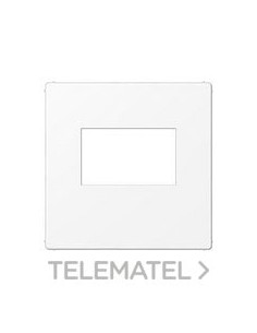 PLACA TOMA USB A BLANCO MATE