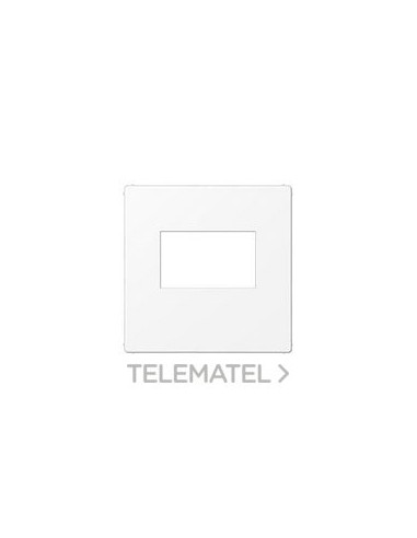 PLACA TOMA USB A BLANCO MATE