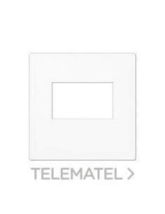 PLACA TOMA USB A BLANCO ALPINO