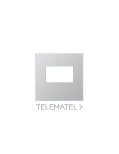 PLACA TOMA USB A ALUMINIO