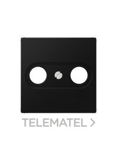 PLACA TOMA TV A NEGRO MATE