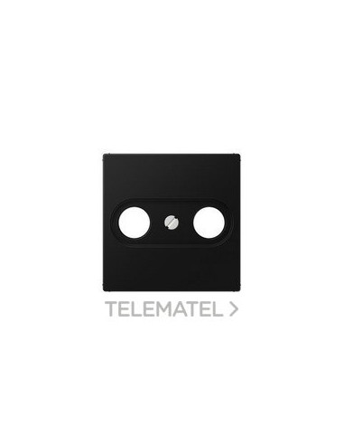 PLACA TOMA TV A NEGRO MATE