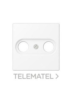 PLACA TOMA TV A BLANCO MATE