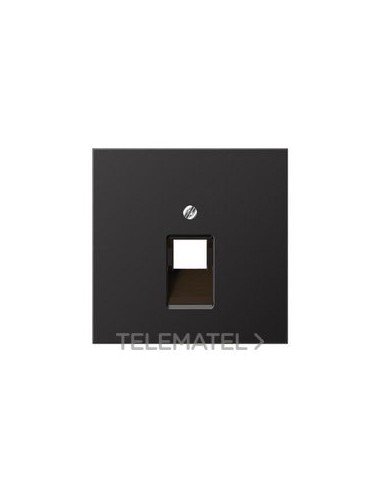 PLACA TELÉFONO SIMPLE LACADO OSCURO