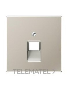 PLACA TELÉFONO SERIE ACERO