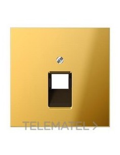 PLACA SIMPLE TELÉFONO ORO LACADO