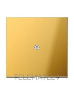 PLACA SALIDA CABLE ORO LACADO
