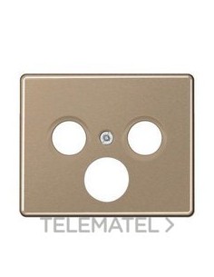 PLACA P/ENCH.TV/PARAB.BRONCE-ORO