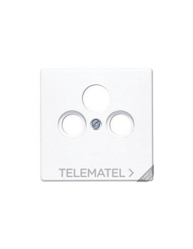 PLACA PARA ENCHUFE PARABÓLICA NEGRO