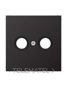 PLACA PARA ENCHUFE ANTENA TV DARK