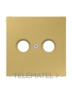 PLACA PARA BASES ANTENA TV LATÓN CLASSIC