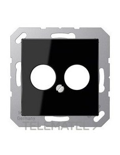 PLACA PARA 2 TOMAS ALTAVOZ / RCA NEGRO