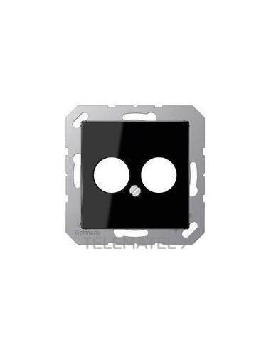 PLACA PARA 2 TOMAS ALTAVOZ / RCA NEGRO