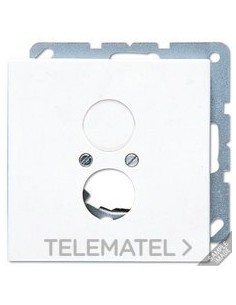 PLACA PARA 2 TOMAS ALTAVOZ GRIS CLARO