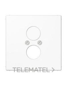 PLACA PARA 2 TOMAS ALTAVOZ BLANCO ALPINO