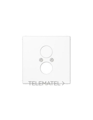 PLACA PARA 2 TOMAS ALTAVOZ BLANCO ALPINO