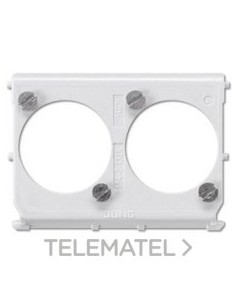 PLACA MONTAJE PARA 2 CONECTORES