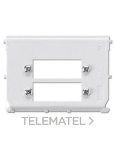 PLACA MONTAJE 2 TOMAS DUPLEX LWL