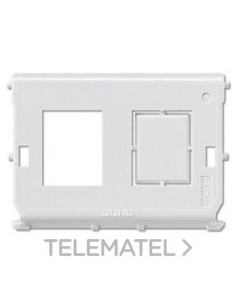 PLACA MONTAJE 2 MODULAR JACK