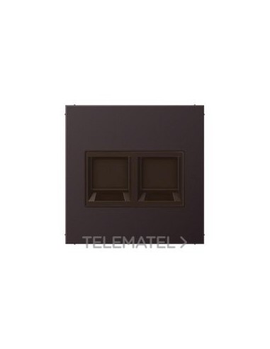 PLACA MODULAR JACK 2 TOMAS WE LS DARK