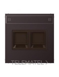 PLACA MODULAR JACK 2 TOMAS NA WE LS DARK