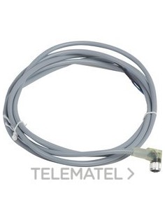 CONECTOR CABLE PVC HEMBRA M8 3pin PNP