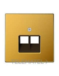 PLACA MODULAR JACK 2 TOMAS LS ORO