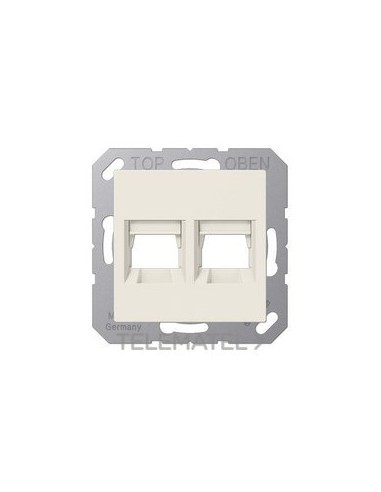 PLACA MODULAR JACK 2 TOMAS A BLANCO