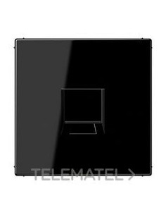 PLACA MODULAR JACK 1 TOMA LS NEGRO