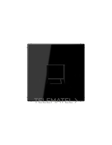 PLACA MODULAR JACK 1 TOMA LS NEGRO