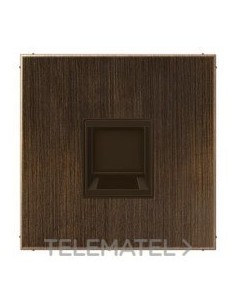 PLACA MODULAR JACK 1 TOMA LS LATÓN ANTIK