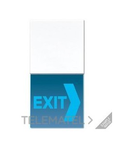 PLACA LED SEÑALIZACIÓN AZUL NEGRO