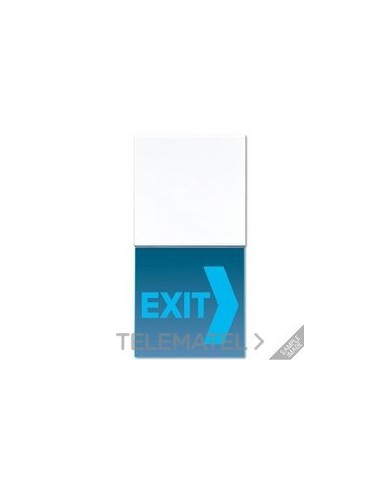 PLACA LED SEÑALIZACIÓN AZUL NEGRO