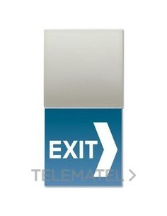 PLACA LED BLANCO 71x142mm ACERO