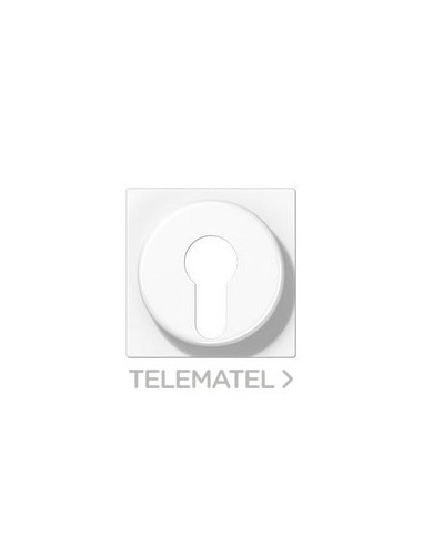 PLACA INTERRUPTOR LLAVE A BLANCO MATE