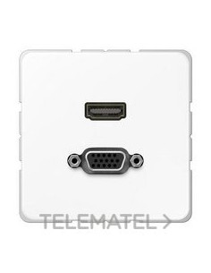 PLACA HDMI/VGA BLANCO ALPINO