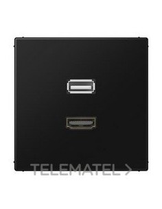 PLACA HDMI/USB NEGRO PARA SERIE LS
