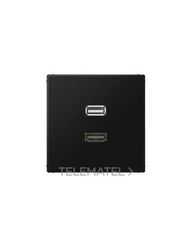 PLACA HDMI/USB NEGRO PARA SERIE LS