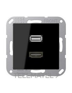 PLACA HDMI/USB NEGRO PARA SERIE AS500