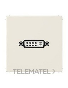 PLACA DVI BLANCO MARFIL PARA SERIE LS