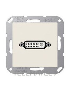 PLACA DVI BLANCO MARFIL PARA SERIE AS500