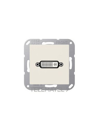 PLACA DVI BLANCO MARFIL PARA SERIE AS500